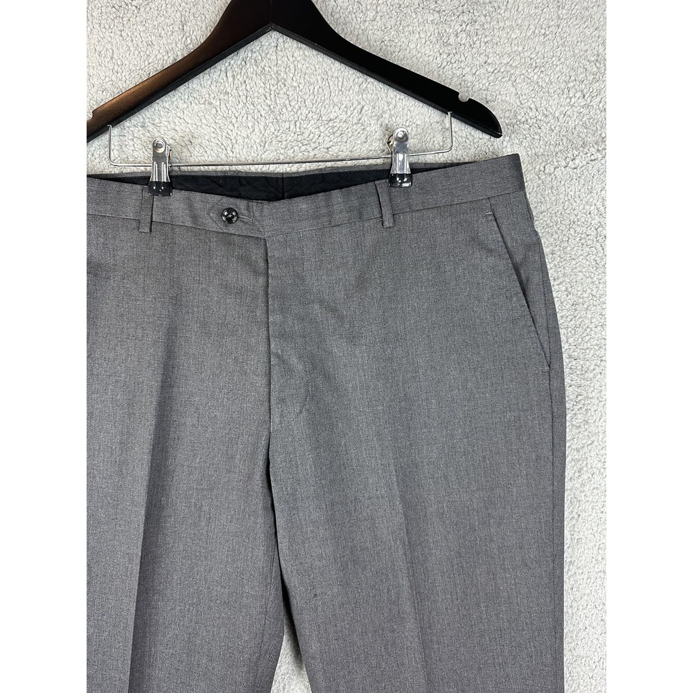 Jos A Bank Pants Mens 38R Wool Tailored Fit Dress Slacks Signature Flat Front